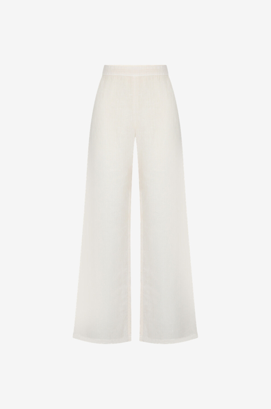 Pantalon large en lin