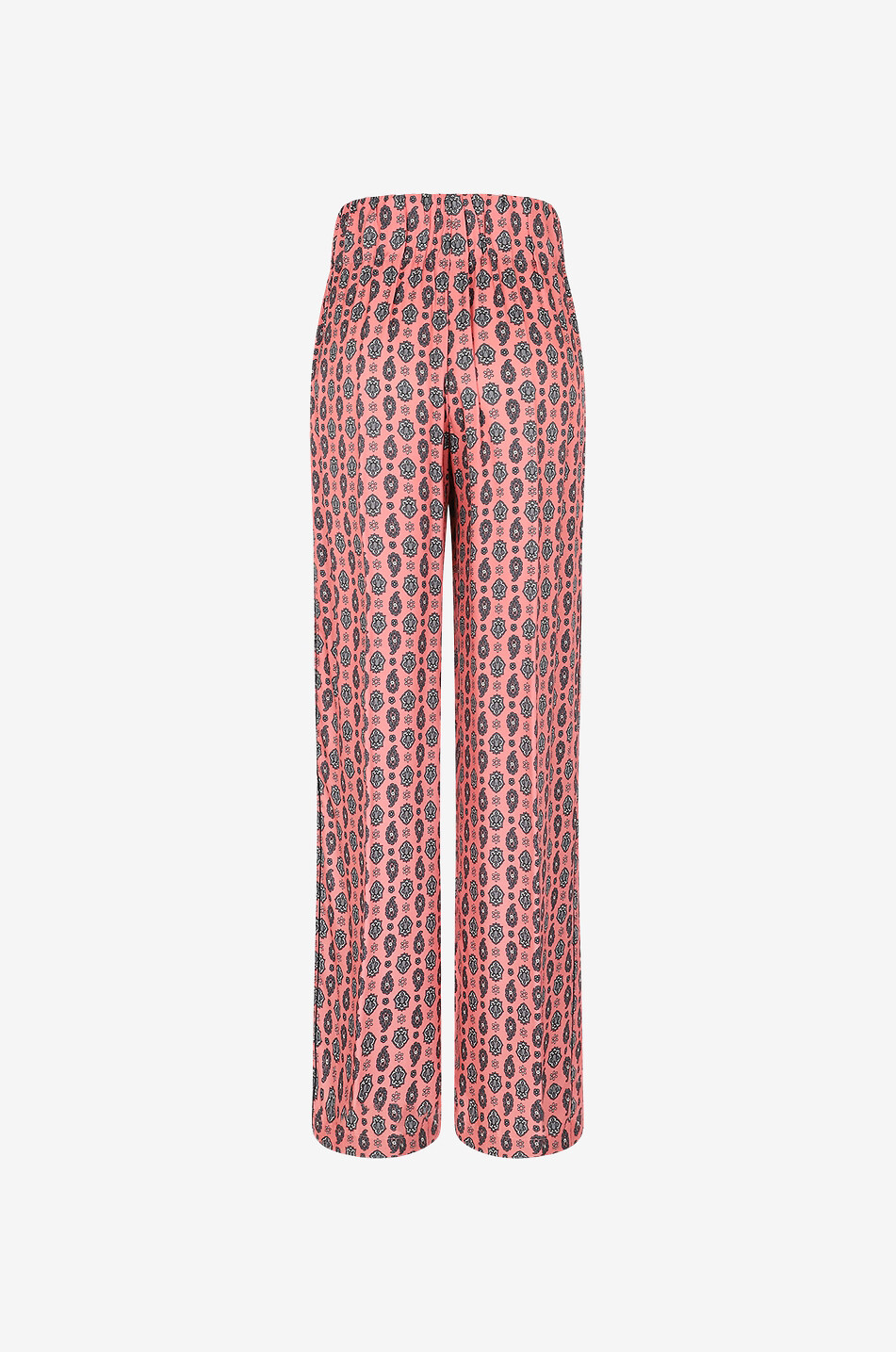 Hose mit weitem Bein aus Viskose