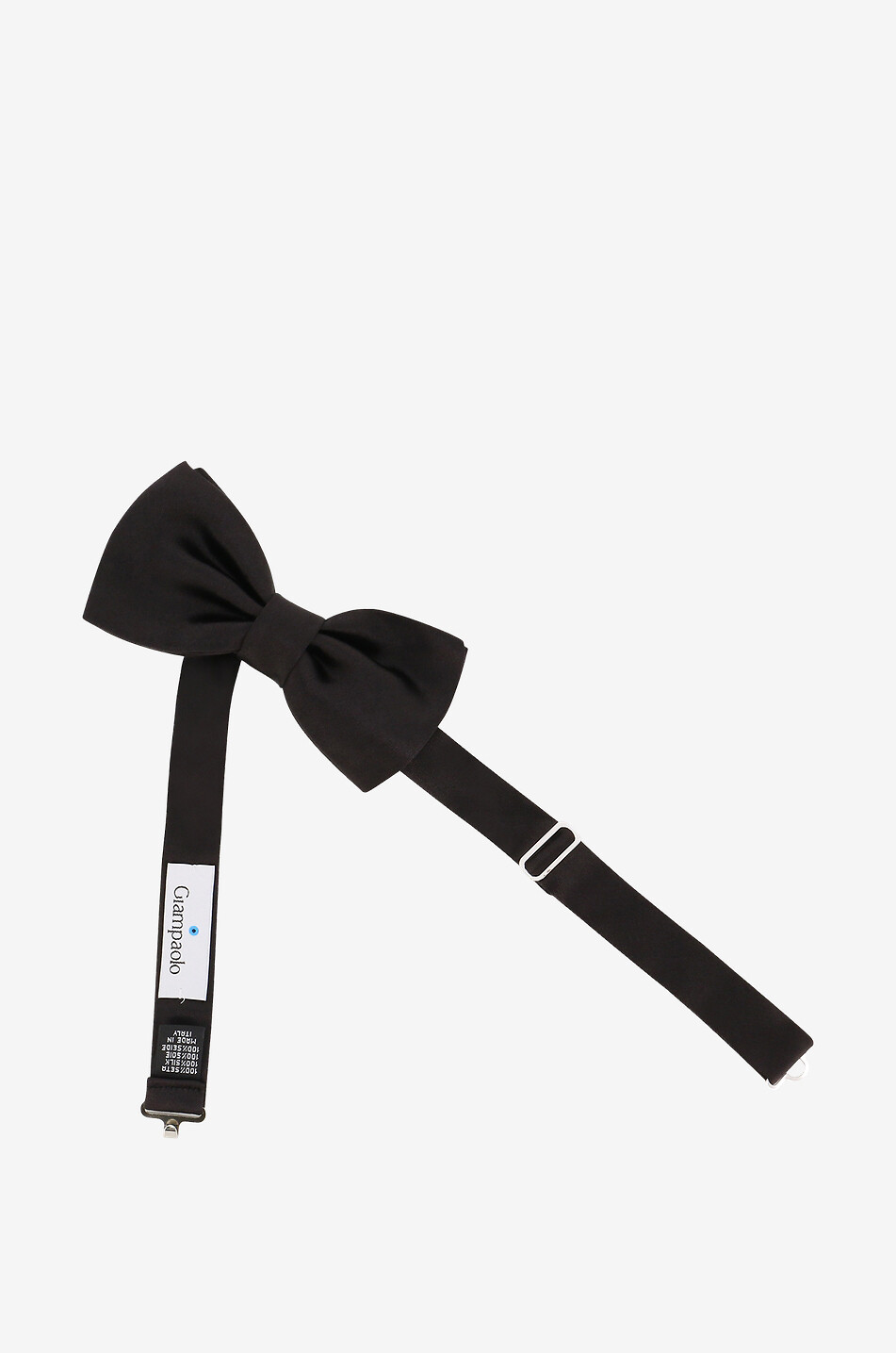 GIAMPAOLO Noeud papillon en soie Homme NOIR 2