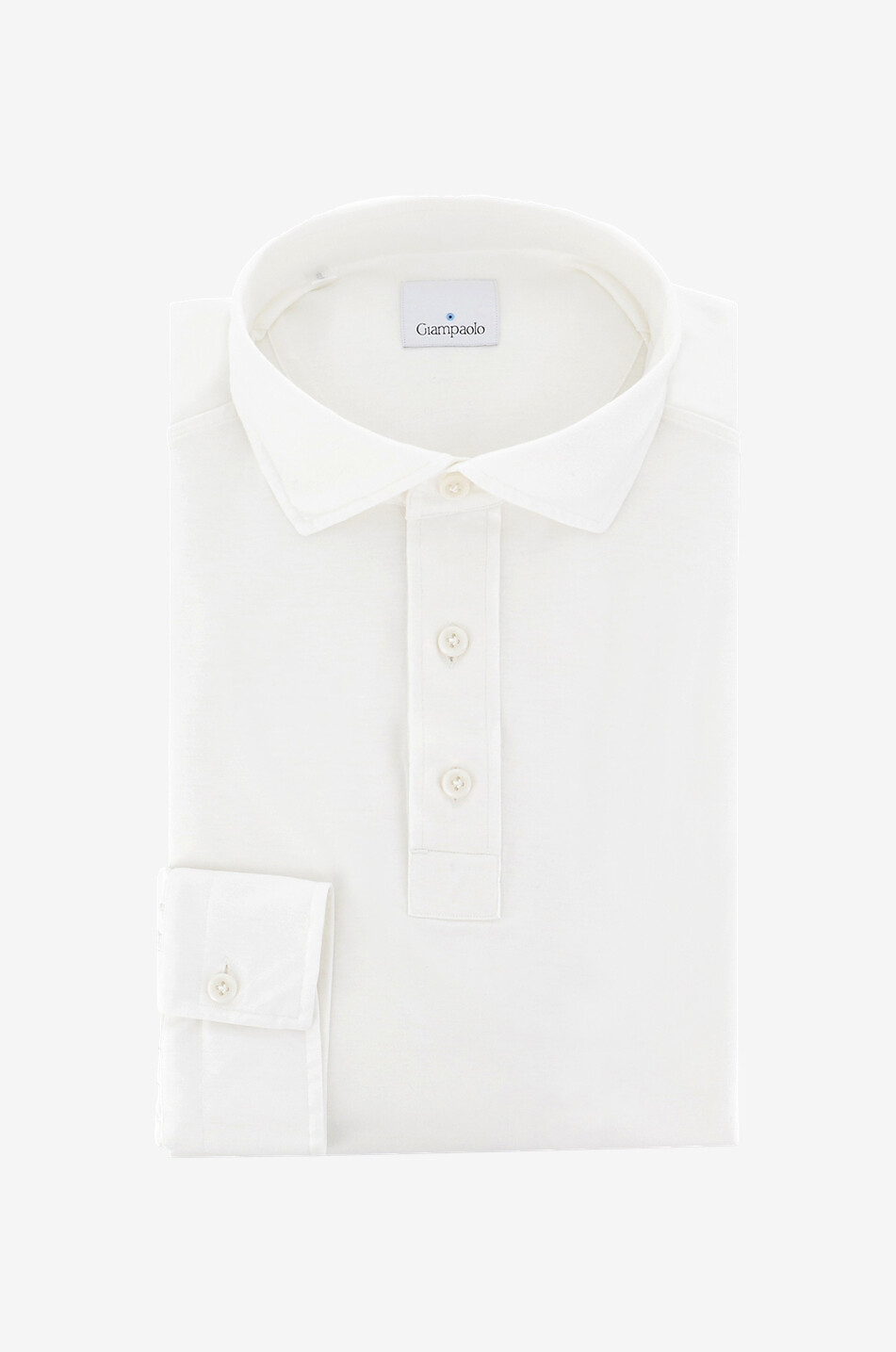 Langärmeliges Polohemd aus Baumwolle Mola