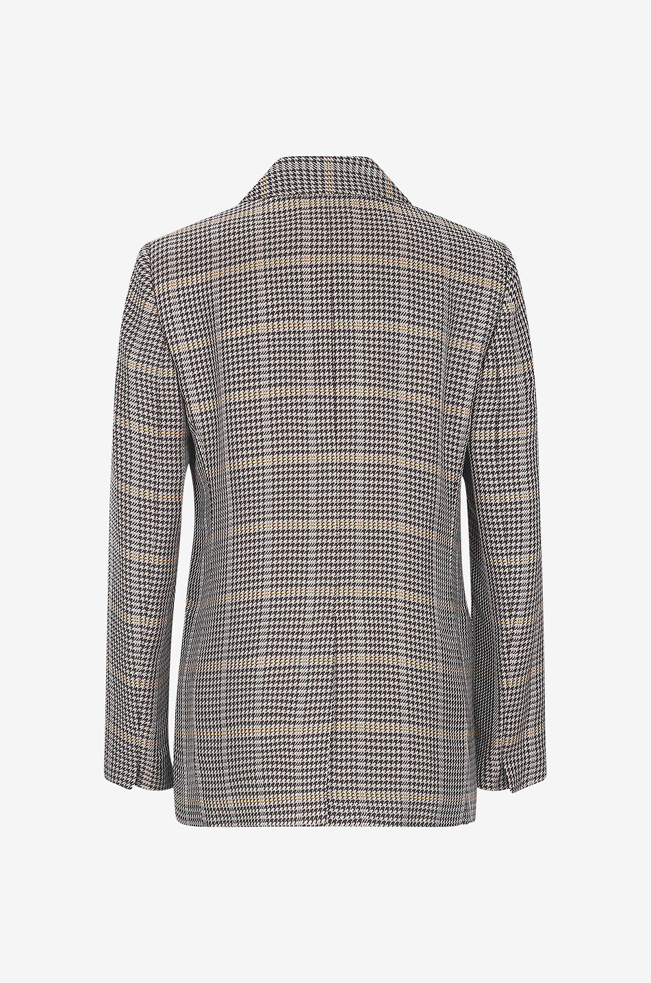 Karierter Blazer aus Viskose
