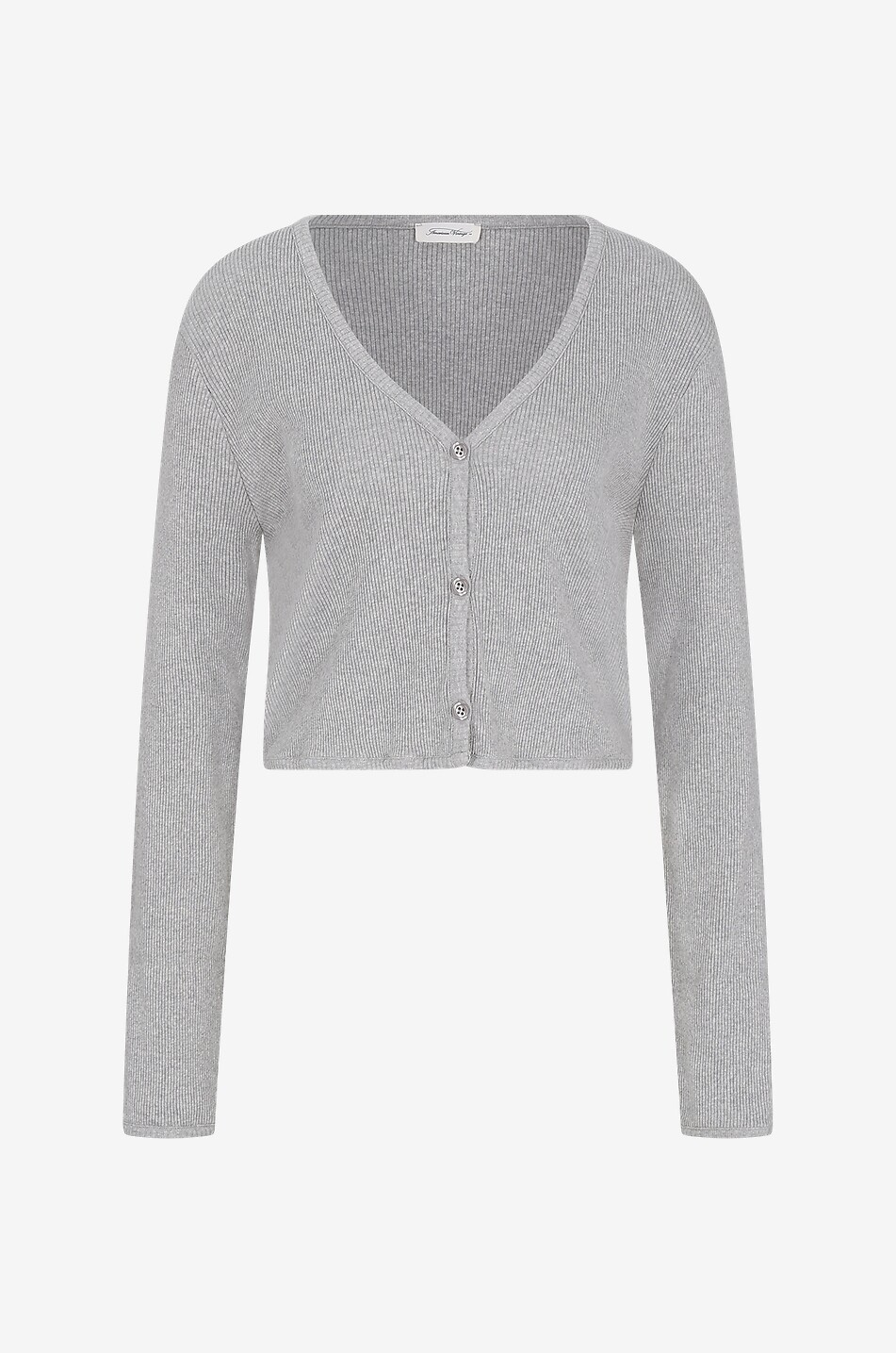 Cardigan court col V en coton Piwik