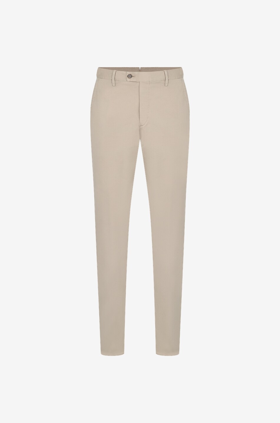 Pantalon chino en coton et soie