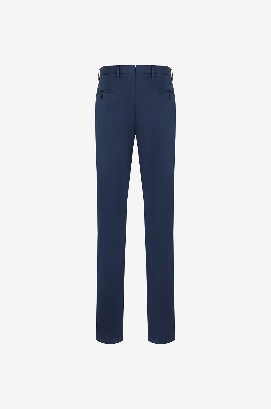 MAURIZIO BALDASSARI Pantalon chino en coton et soie Homme BLEU FONCE 2