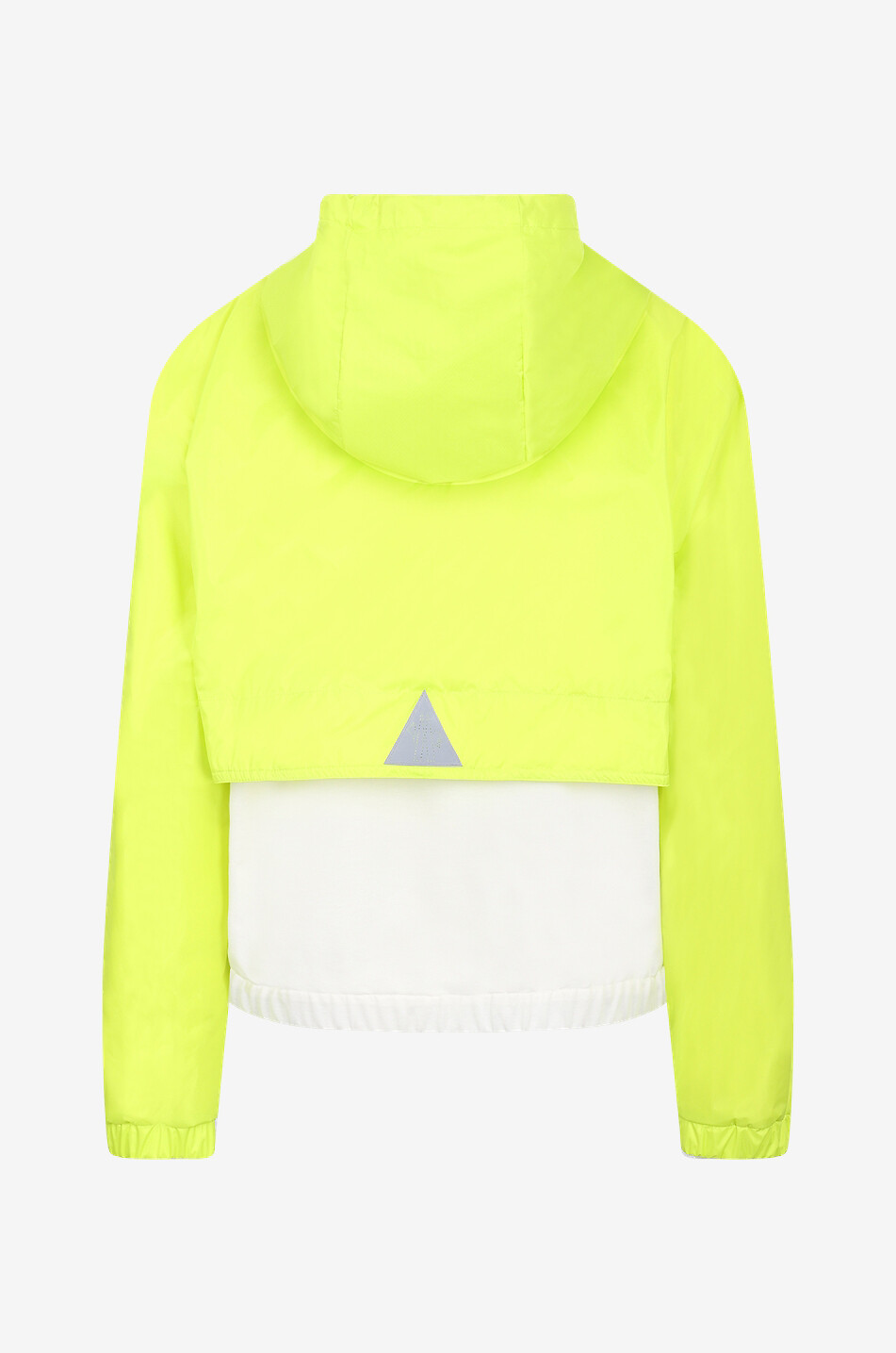 MONCLER GRENOBLE Sweat-shirt zippé bi-matière à capuche Day-Namic Femme BLANC CASSE 2