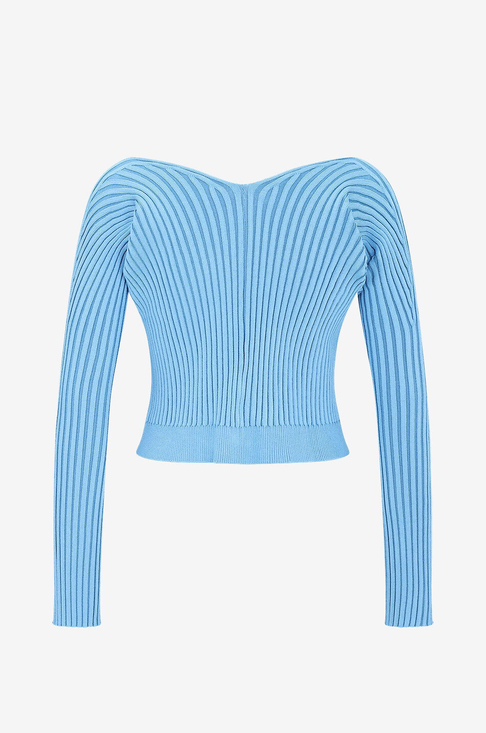 Cardigan côtelé La Maille Pralù Long