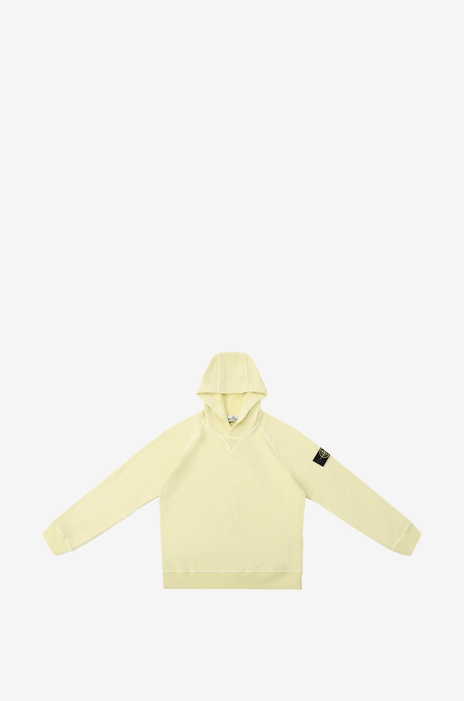 60441 Garment Dyed boy's slub effect hooded sweatshirt