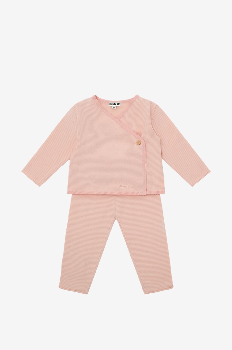 Knit baby cotton outfit