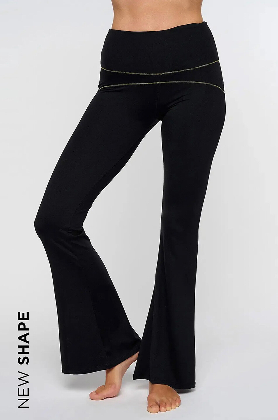 YUJ PARIS Karmapant flared yoga trousers  BLACK 3