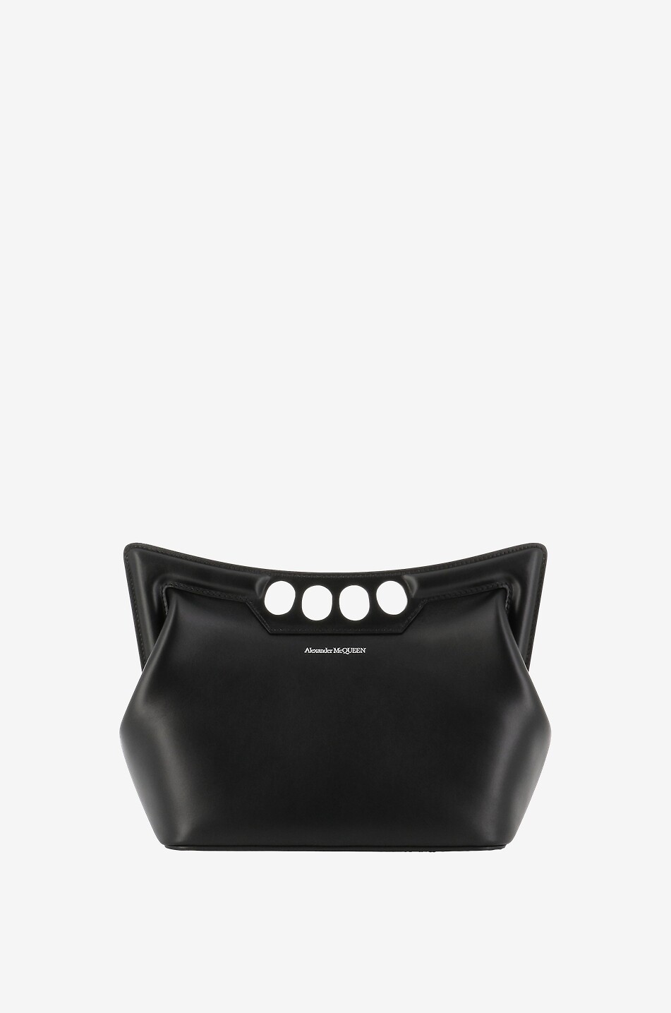 The Peak Small smooth leather shoulder bag