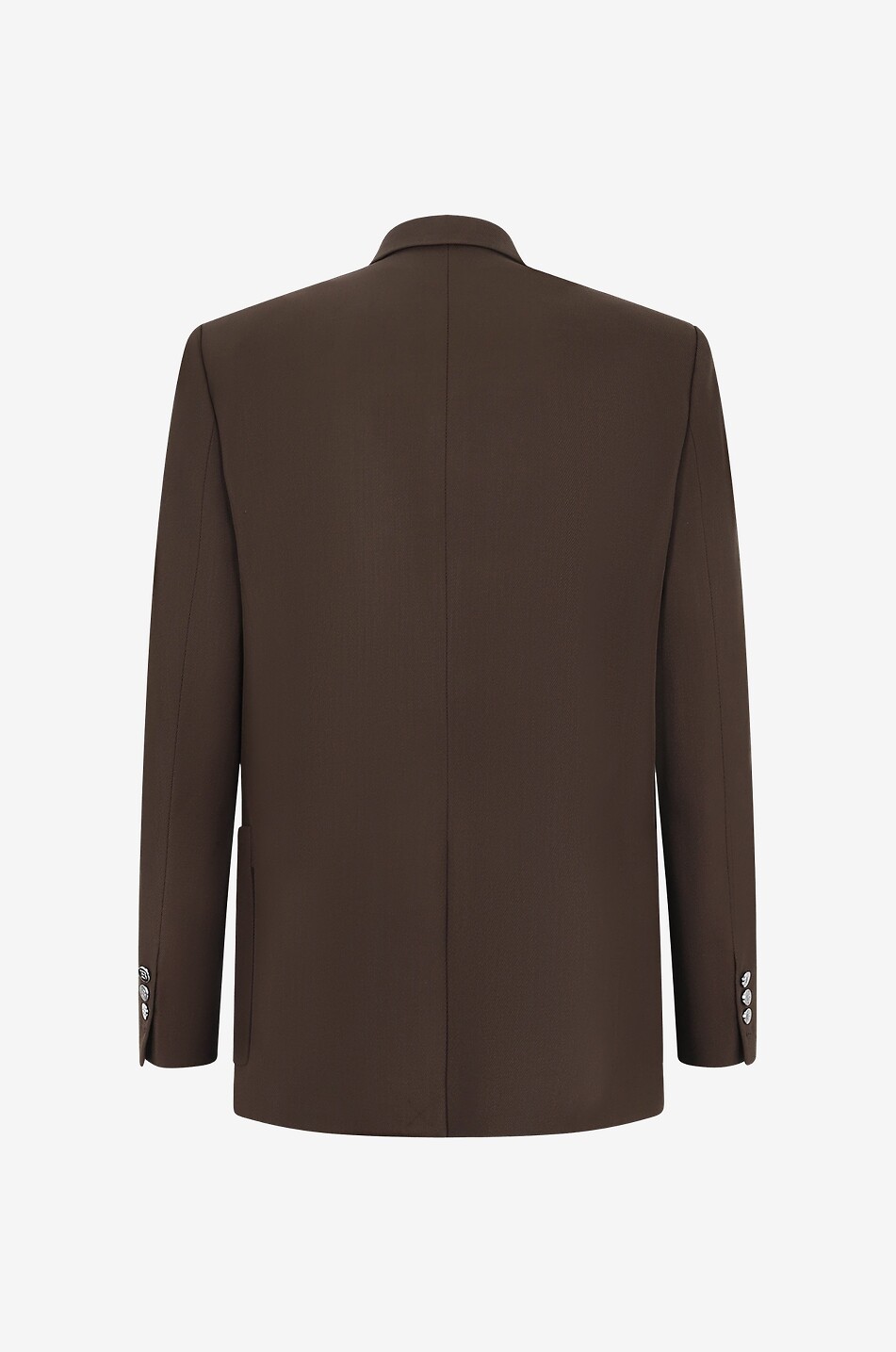 Zweireihiger Blazer aus Woll-Twill