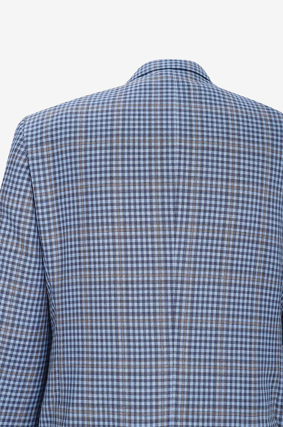 Leader checked single-breasted blazer