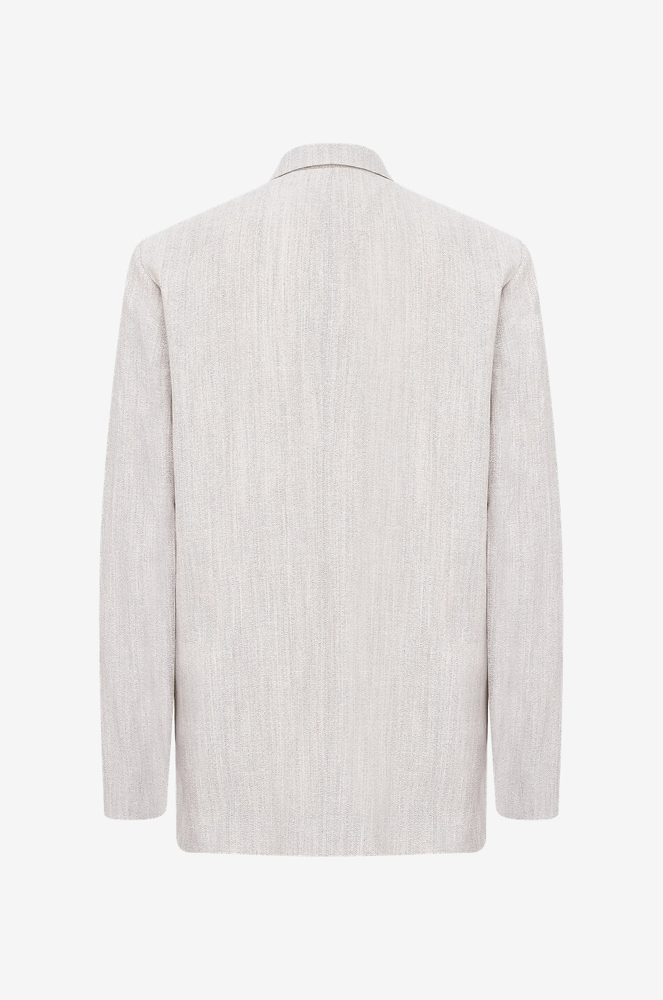 Blazer oversize à boutonnage double en laine mélangée Mist