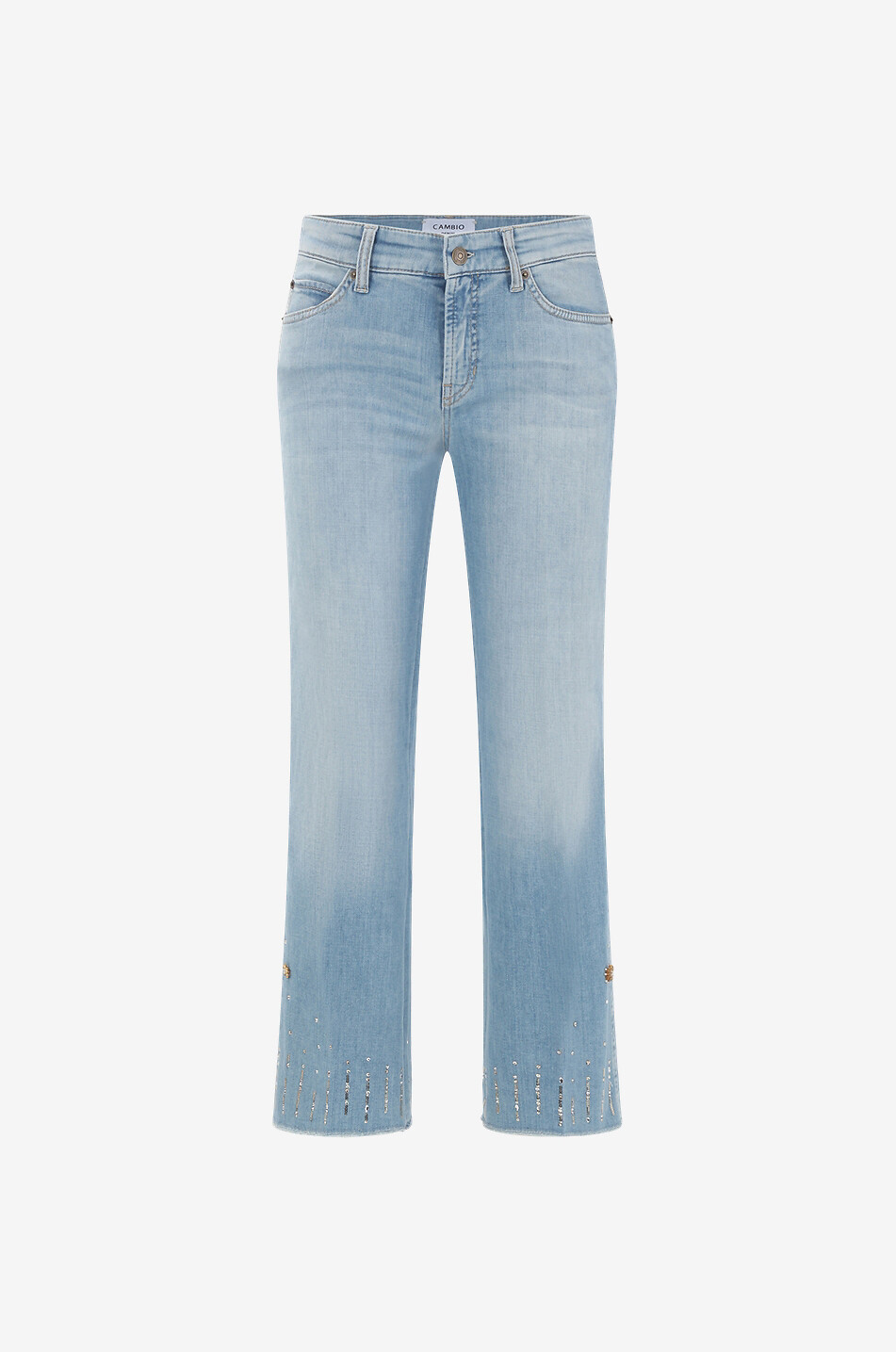 Jean droit en coton Francesca