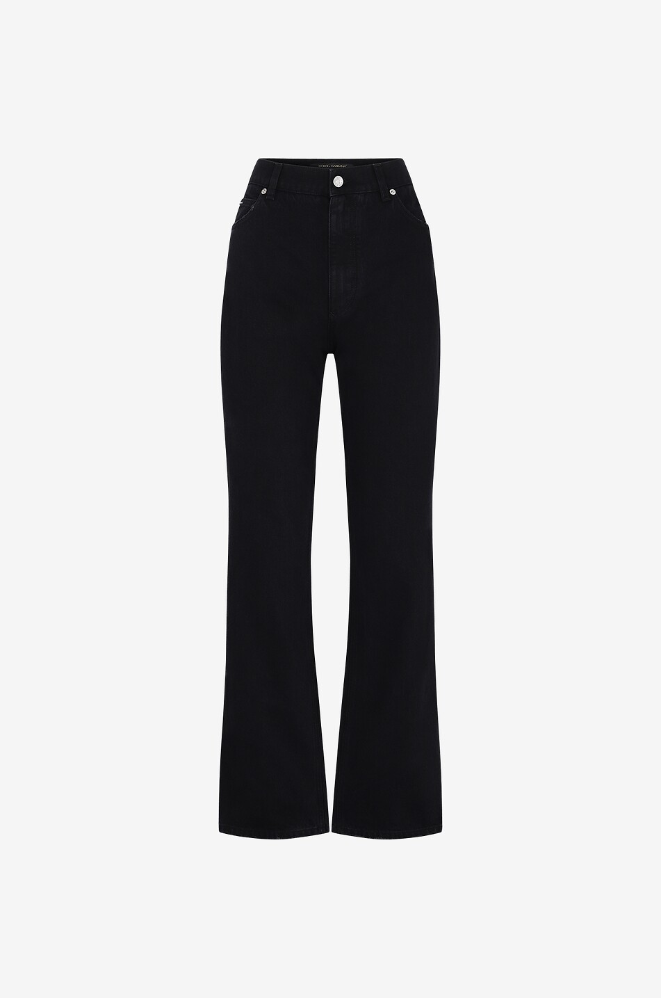 DOLCE & GABBANA KIM DOLCE & GABBANA flared frayed denim jeans Women BLACK 1