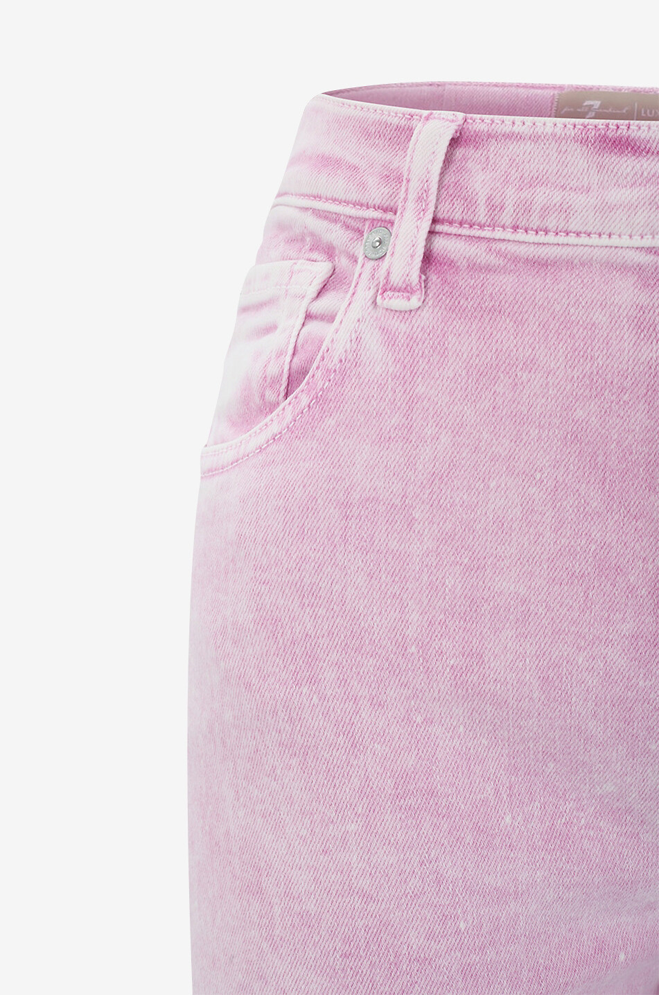 7 FOR ALL MANKIND Easy Slim Ankle Fit cotton slim fit jeans Women PINK 3