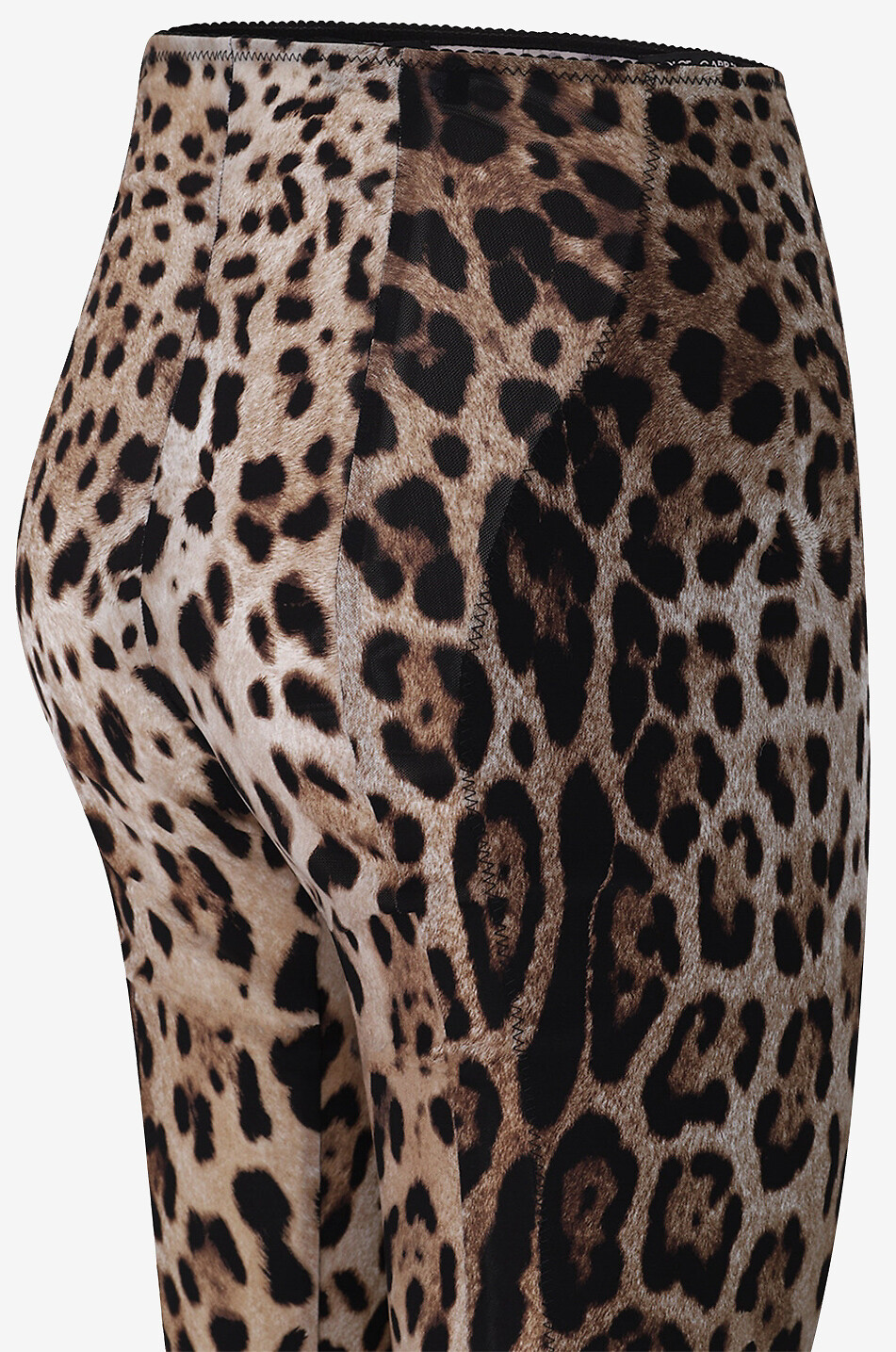 DOLCE & GABBANA Legging évasé en marquisette imprimé léopard KIM DOLCE & GABBANA Femme MULTICOLORE 3
