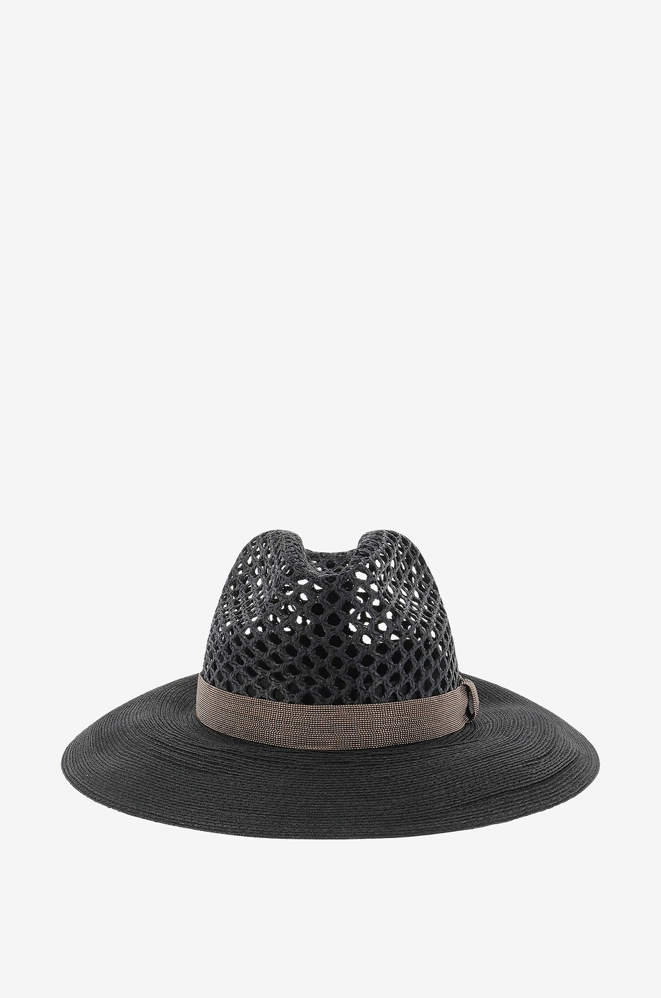 Fedora Net airy braided hat