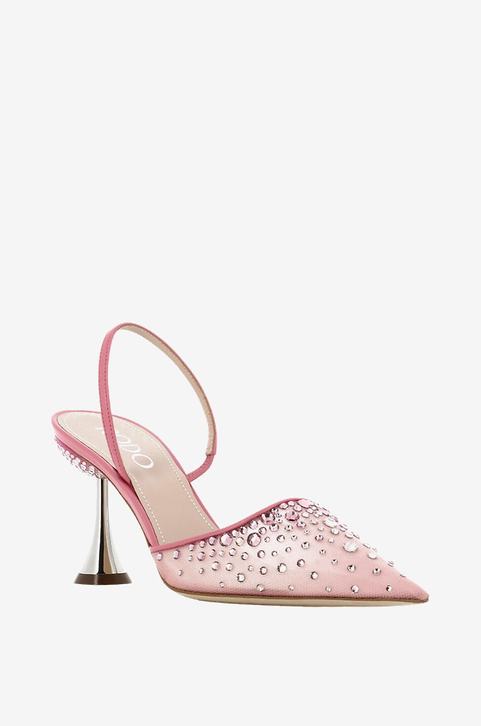 Escarpins à bride arrière ornés de cristaux Assia 80
