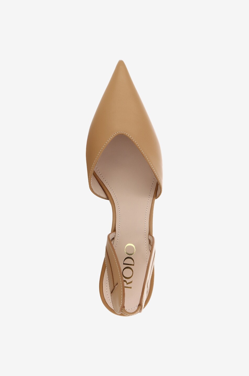 Aira 55 leather-heeled pumps