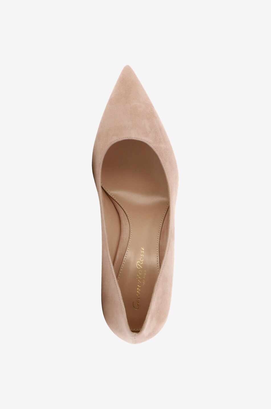 GIANVITO ROSSI Escarpins en daim à bout pointu Gianvito 70 Femme BEIGE 5