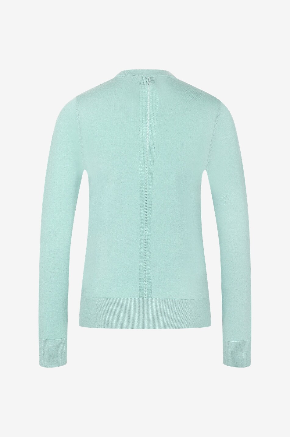 KJUS Pull ajusté à col V en laine Shine Femme VERT CLAIR 2