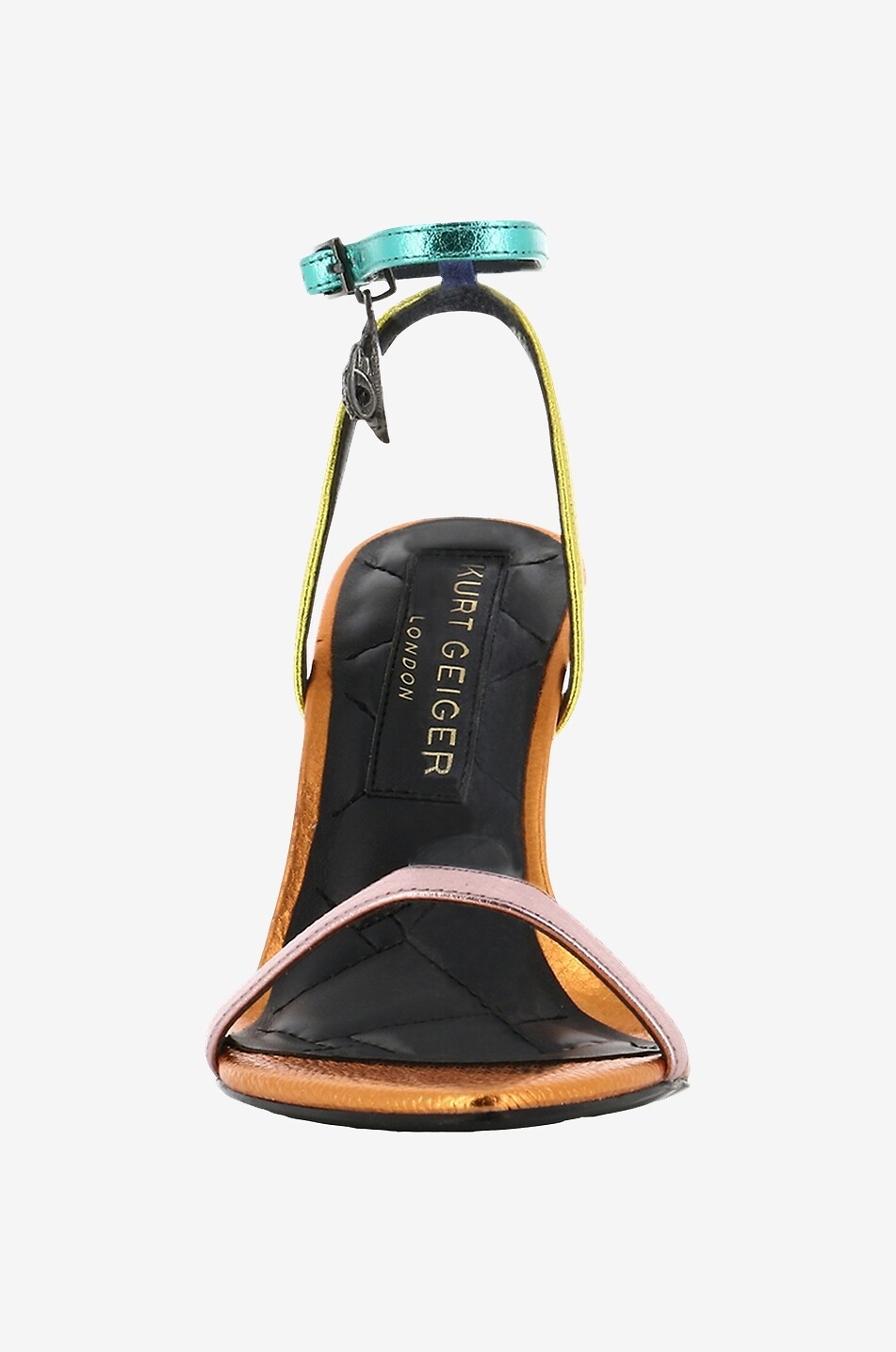 KURT GEIGER LONDON Sandalen mit Absatz aus Leder Shoreditch Damen BUNT 2