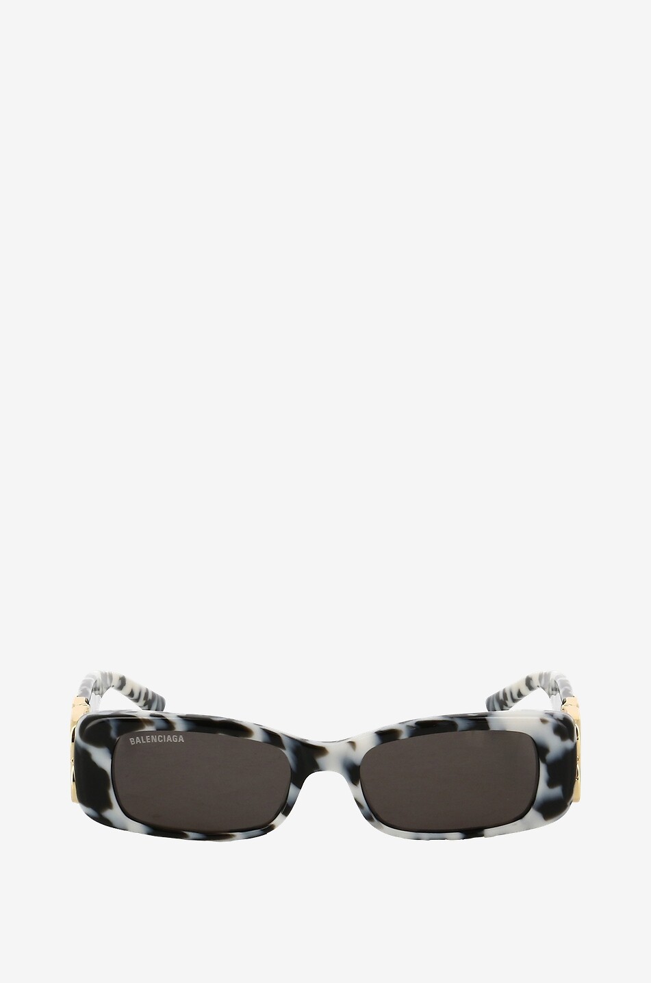 Dynasty Rectangle tortoise effect acetate sunglasses