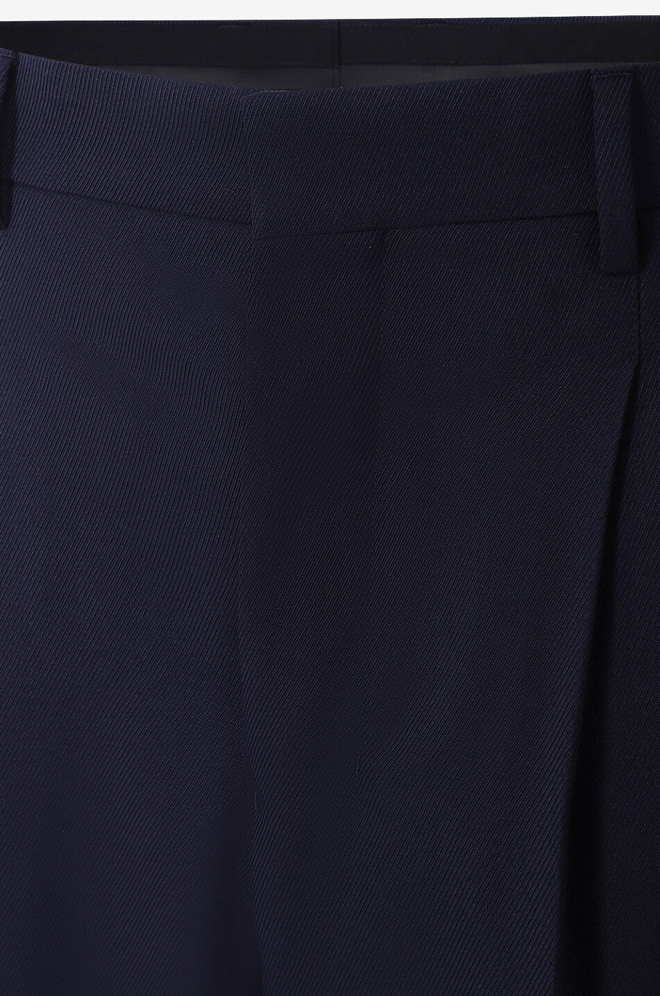 AMI Wool twill carrot trousers Men DARK BLUE 3