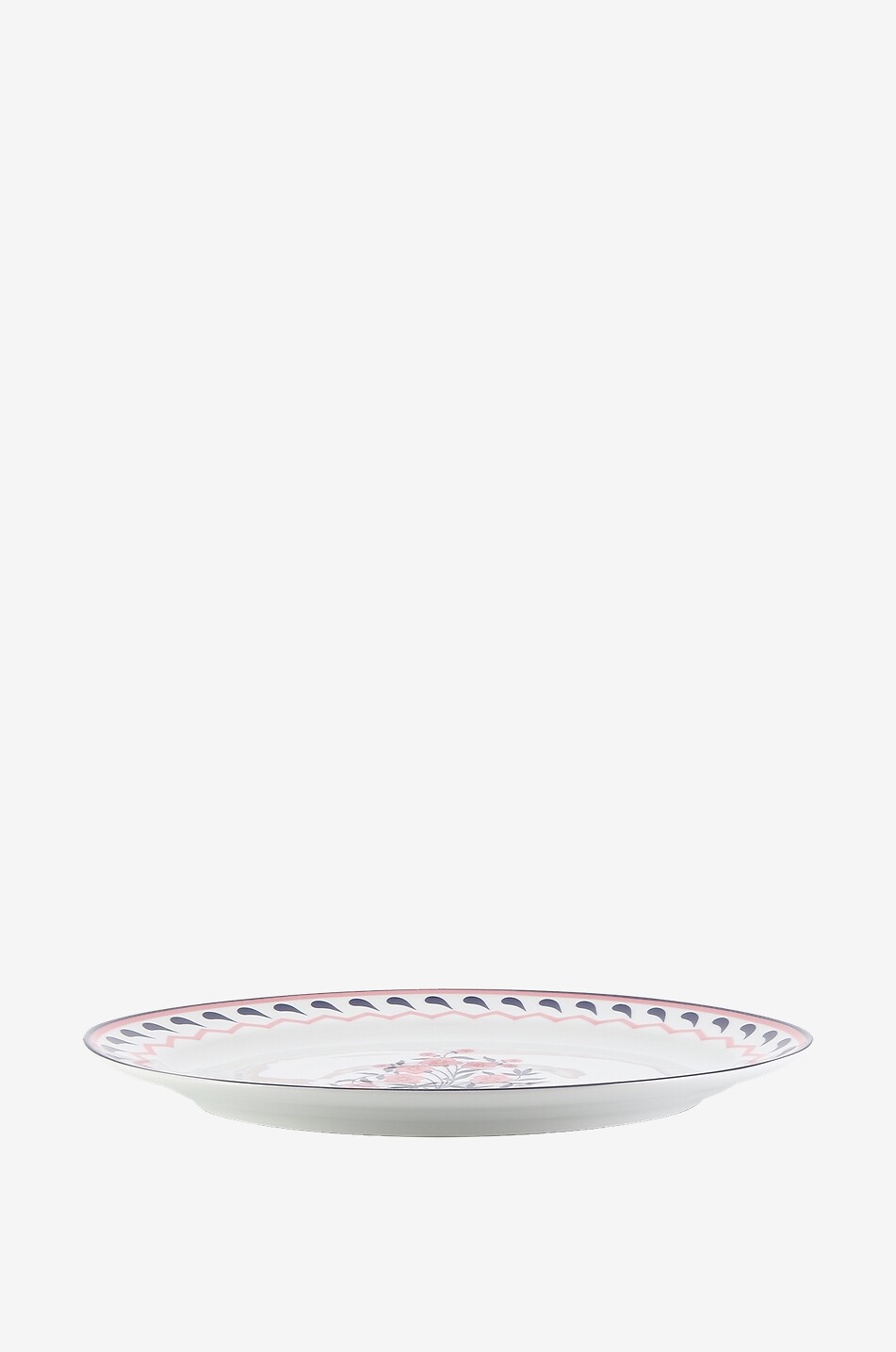 Jaipur oval porcelain tray