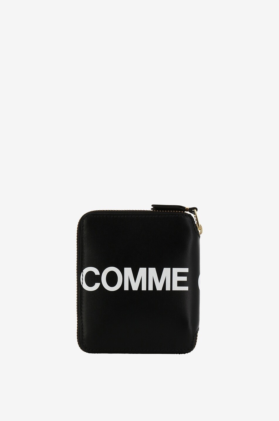COMME DES GARCONS PLAY Brieftasche aus Glattleder mit Print Huge Logo Damen SCHWARZ 2