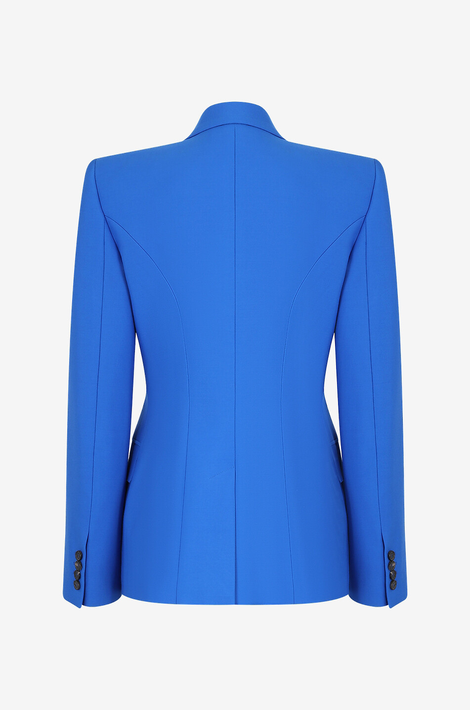 Blazer cintré à boutonnage double en laine Galaxy Blue