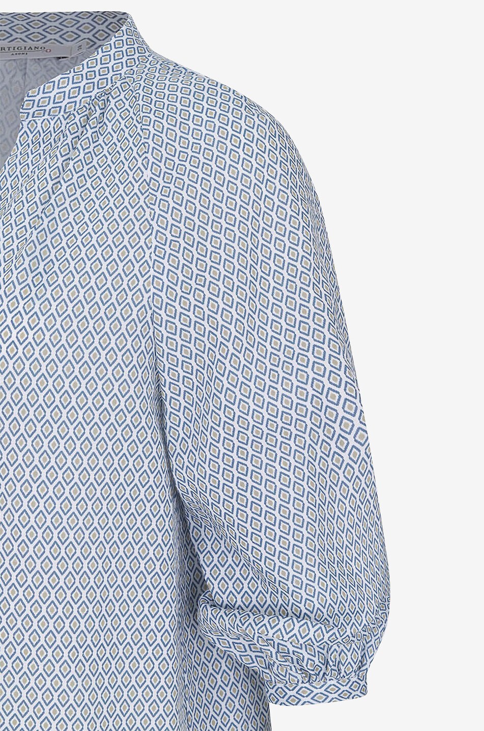 ARTIGIANO Bluse mit 3/4-Ärmeln aus Leinen und Baumwolle Katharina Damen BUNT 3