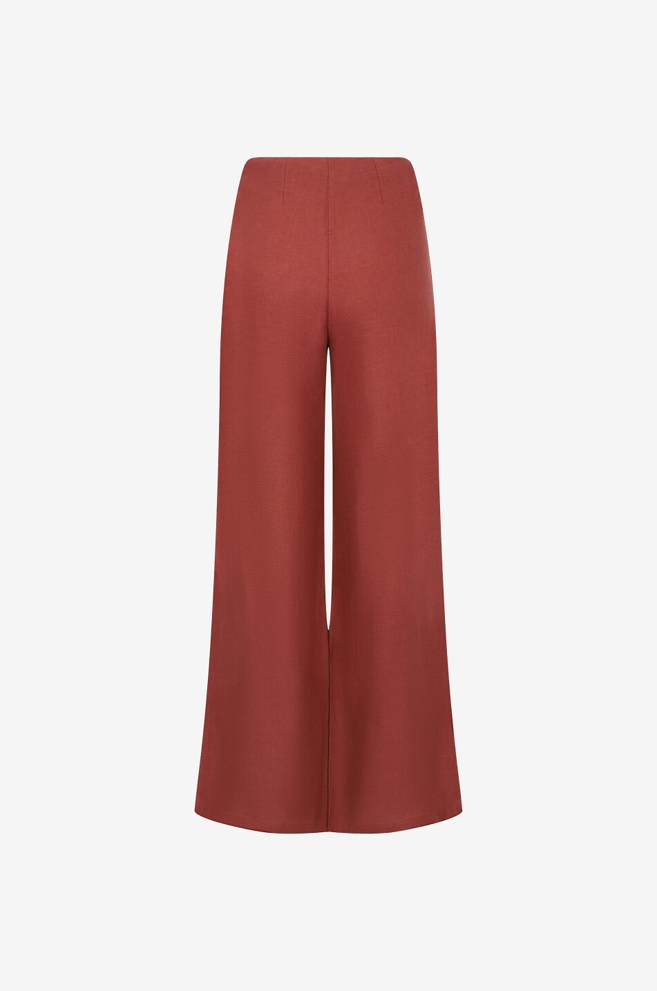 Ausgestellte Leinenhose mit hoher Taille Clara