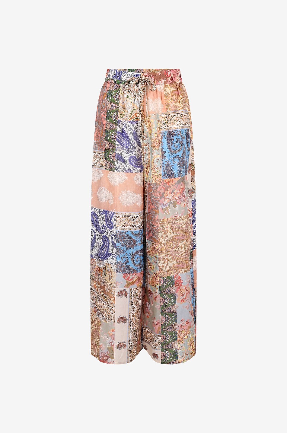 Seidenhose mit weitem Bein Devi Relaxed