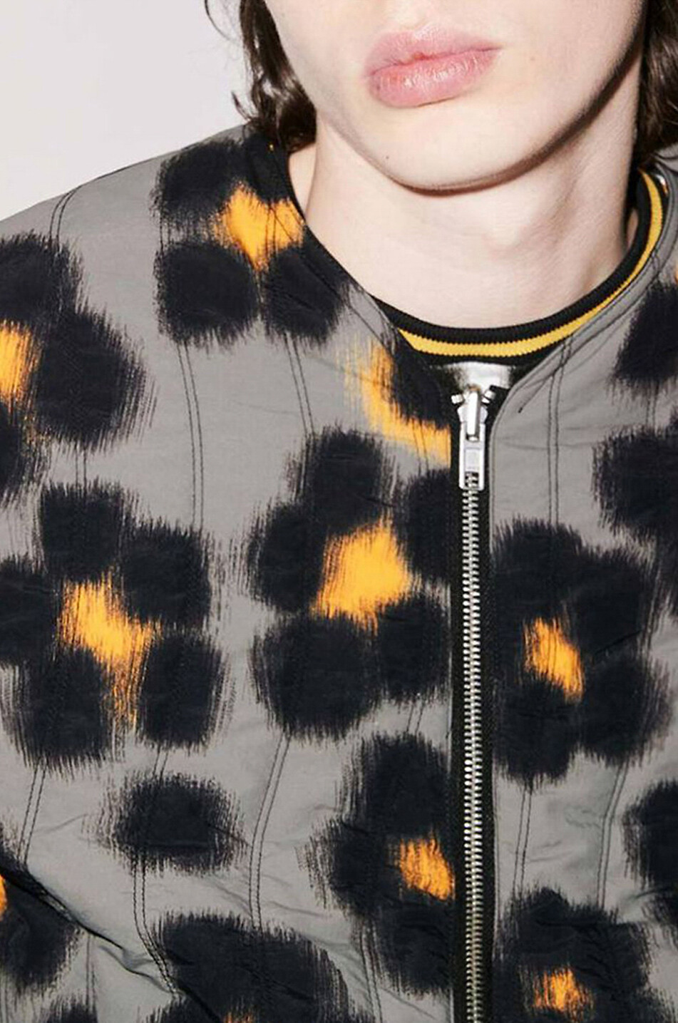 Hana Leopard reversible bomber jacket