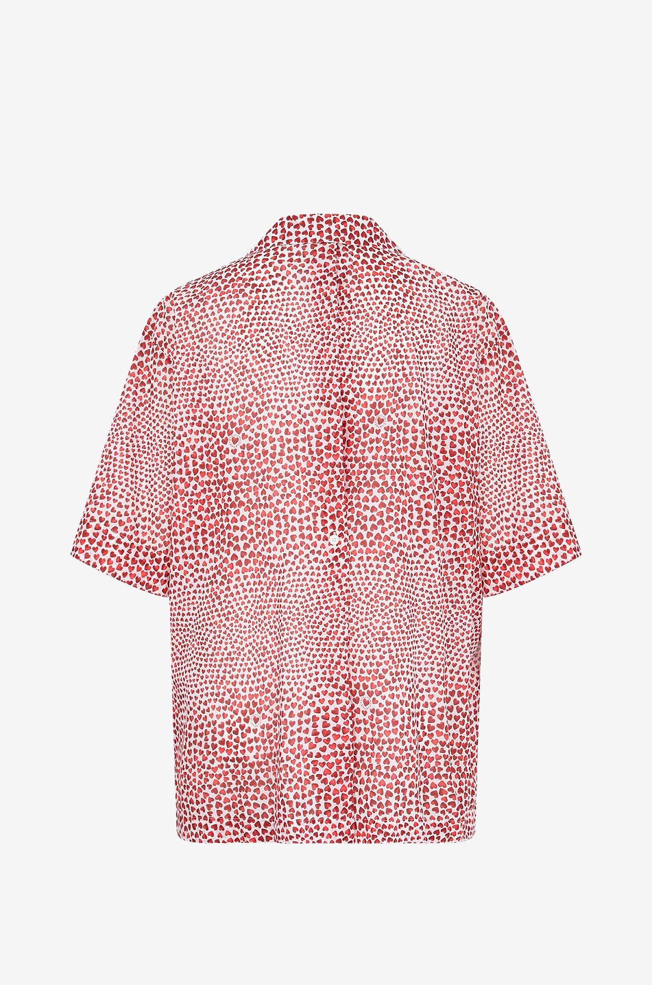 STELLA McCARTNEY Chemise à manches courtes en mousseline imprimée Hearts Femme MULTICOLORE 2