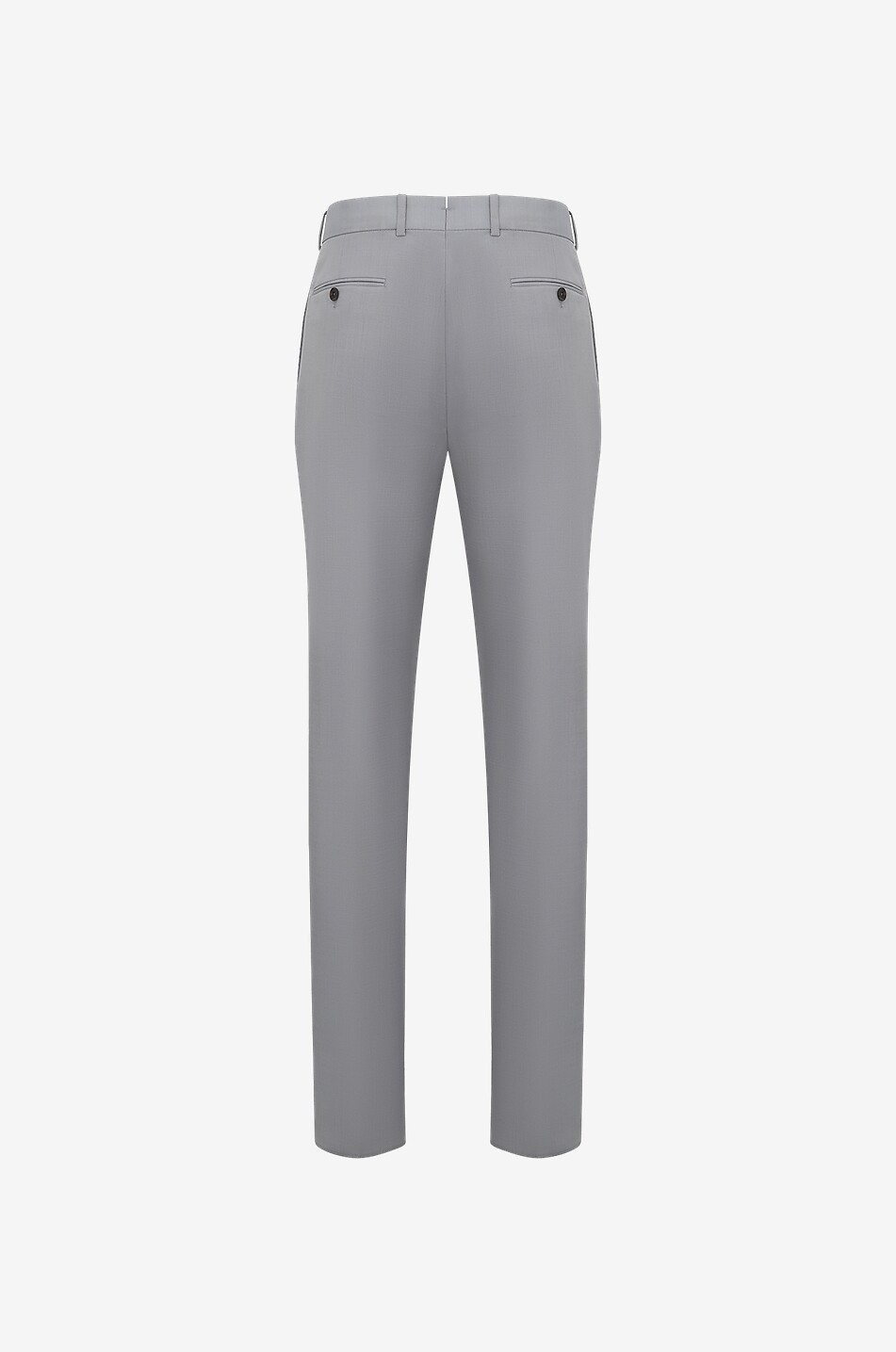 Verkürzte Zigarettenhose aus Wolle und Mohair