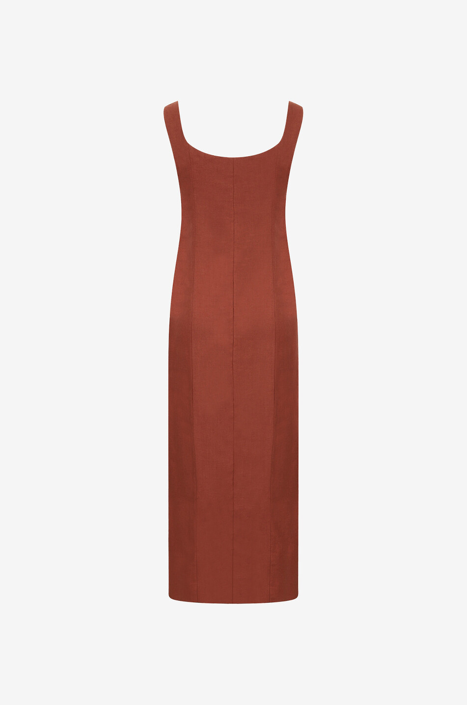 Robe bustier longue en lin