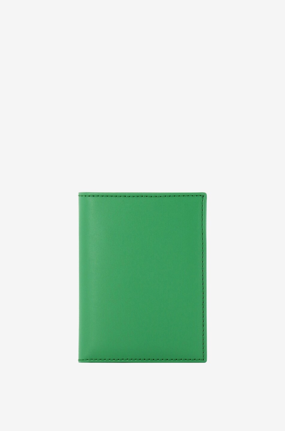 Arecalf Green mini wallet in smooth leather