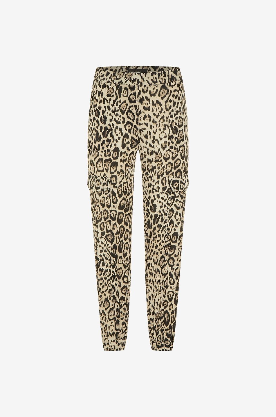 Kathi leopard patterned cargo trousers