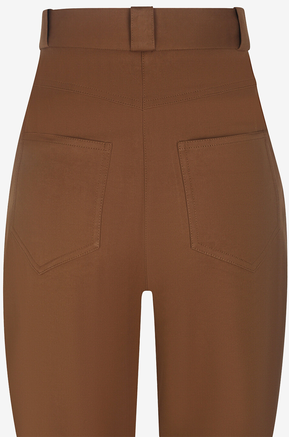 Pantalon large raccourci taille haute Hewey