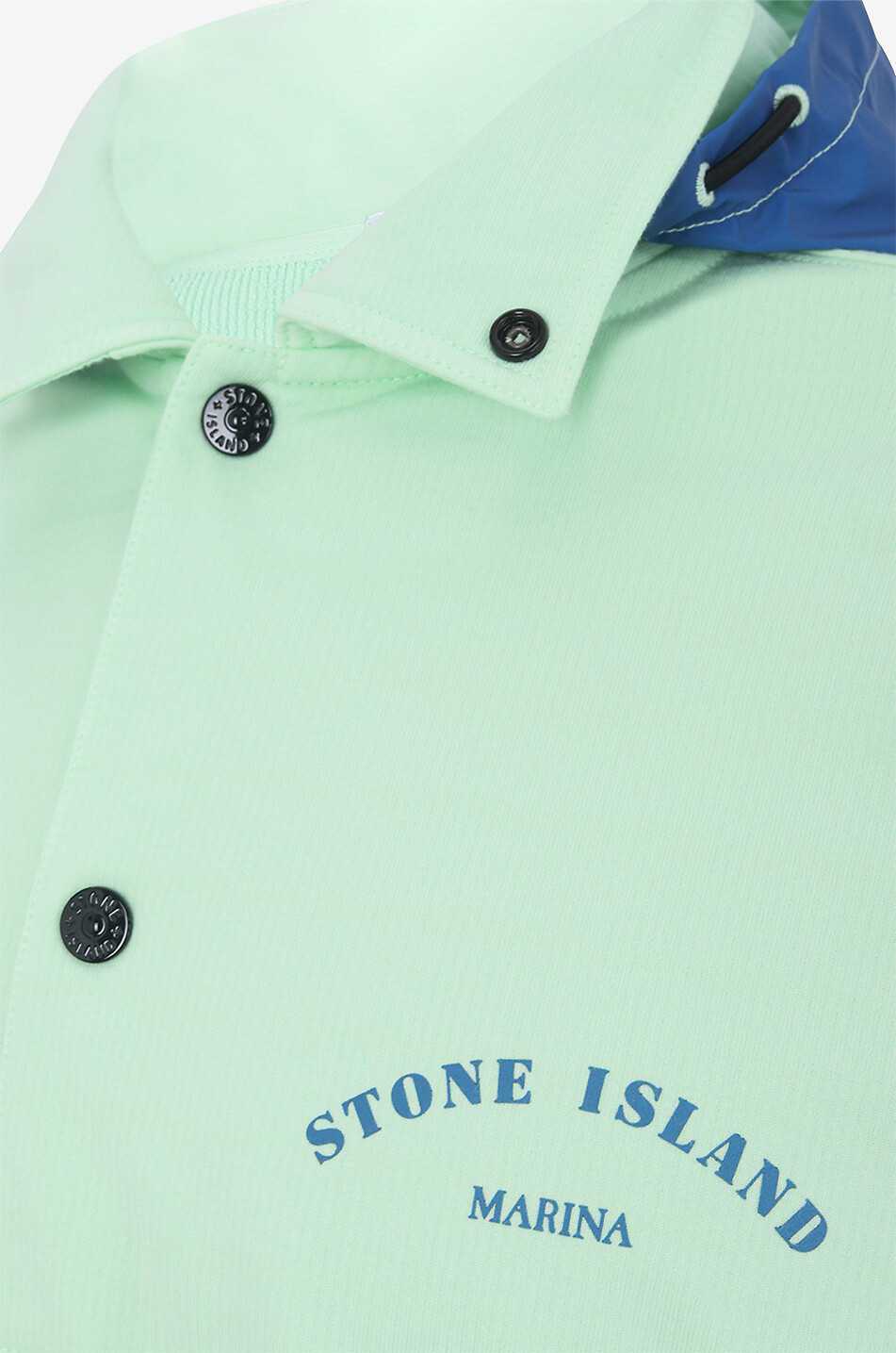 STONE ISLAND Sweatshirt mit abnehmbarer Kapuze 653X2 Marina Herren HELLGRÜN 3