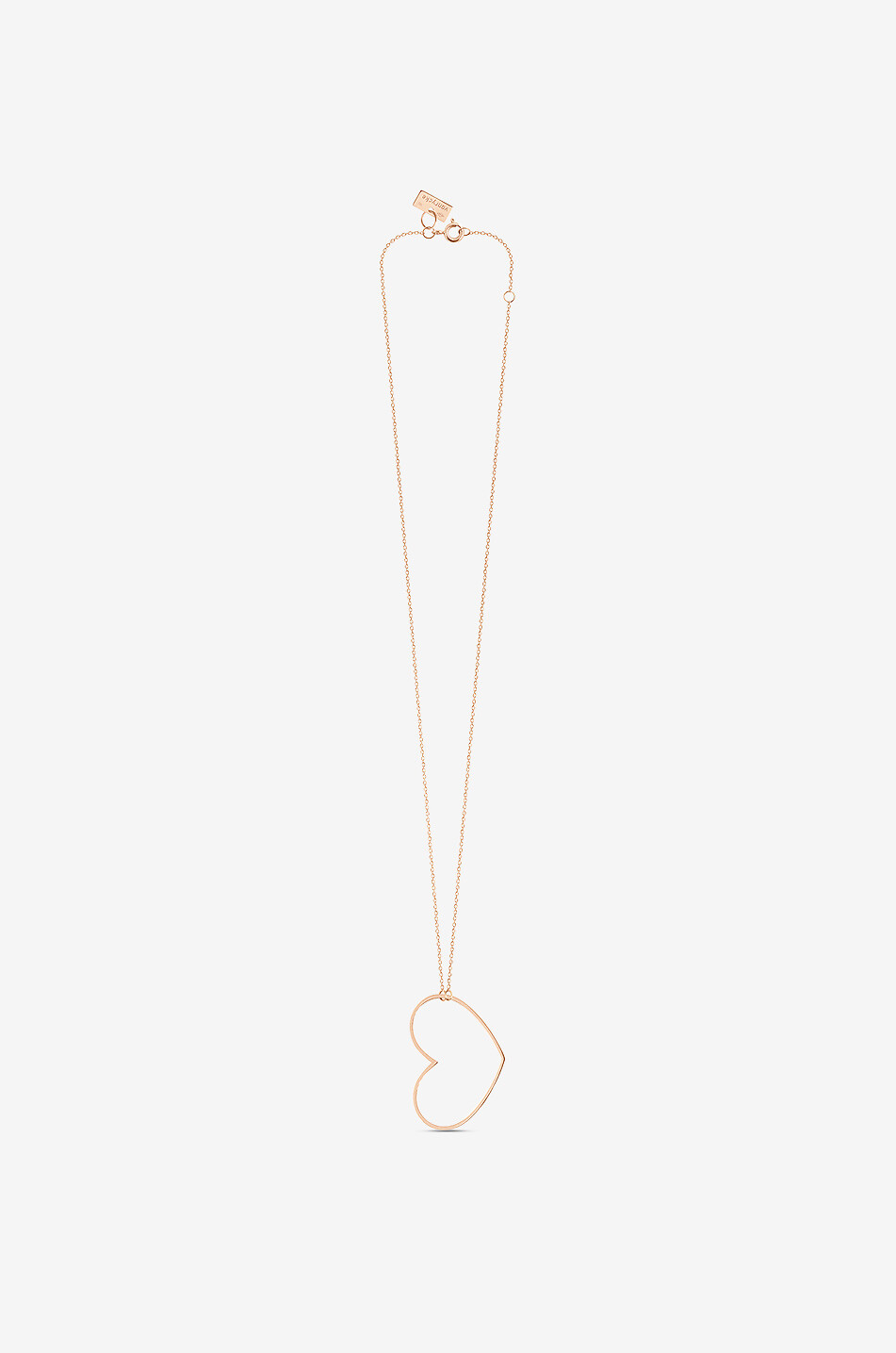 VANRYCKE Angie pink gold necklace with heart pendant Women PINK 3
