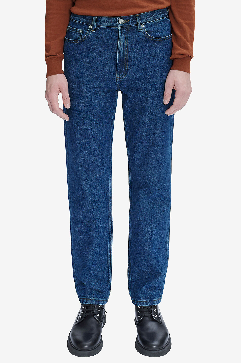 Leicht ausgewaschene gerade Jeans Martin