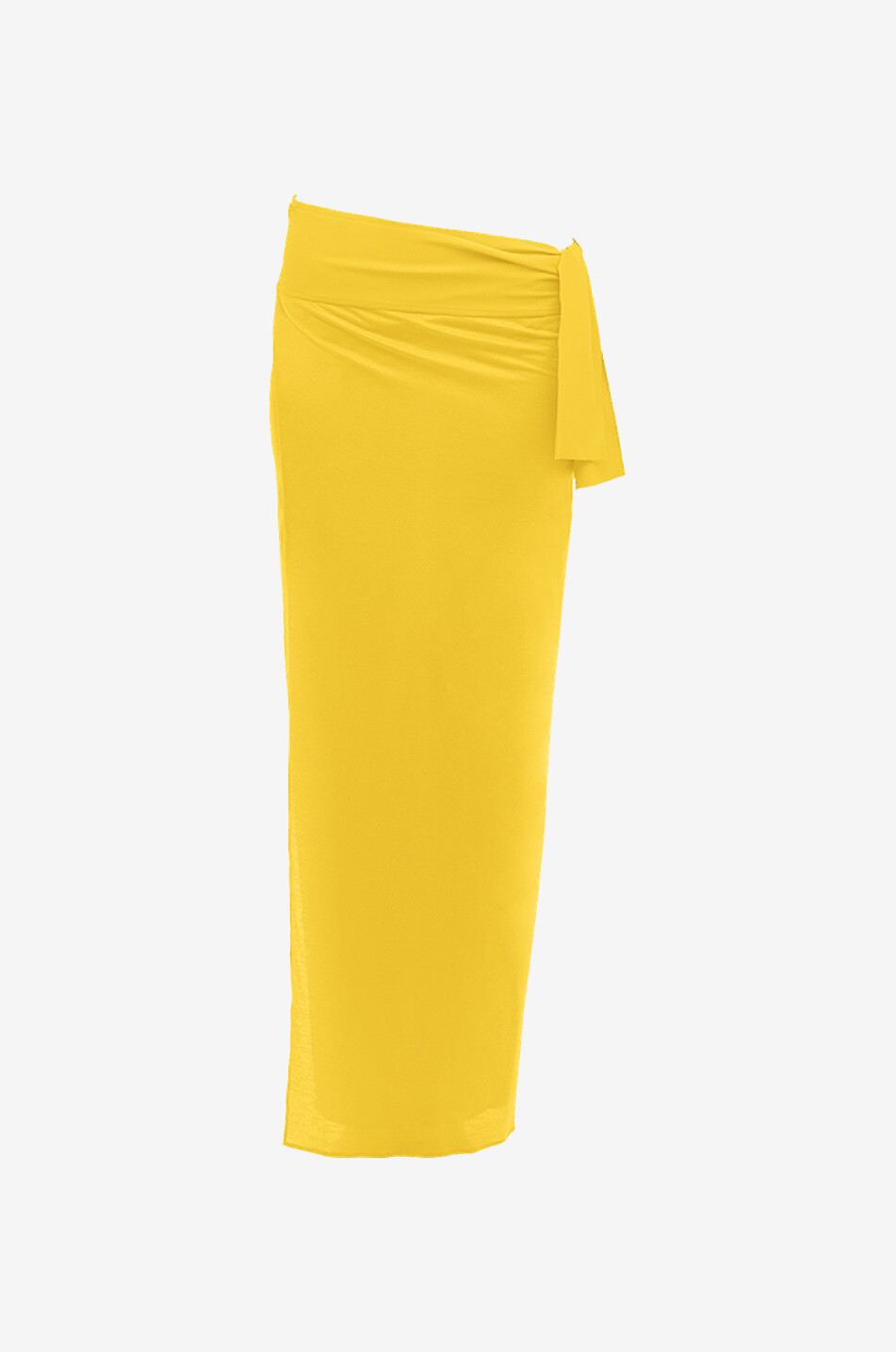 ERES Peplum long jersey sarong Women YELLOW 1