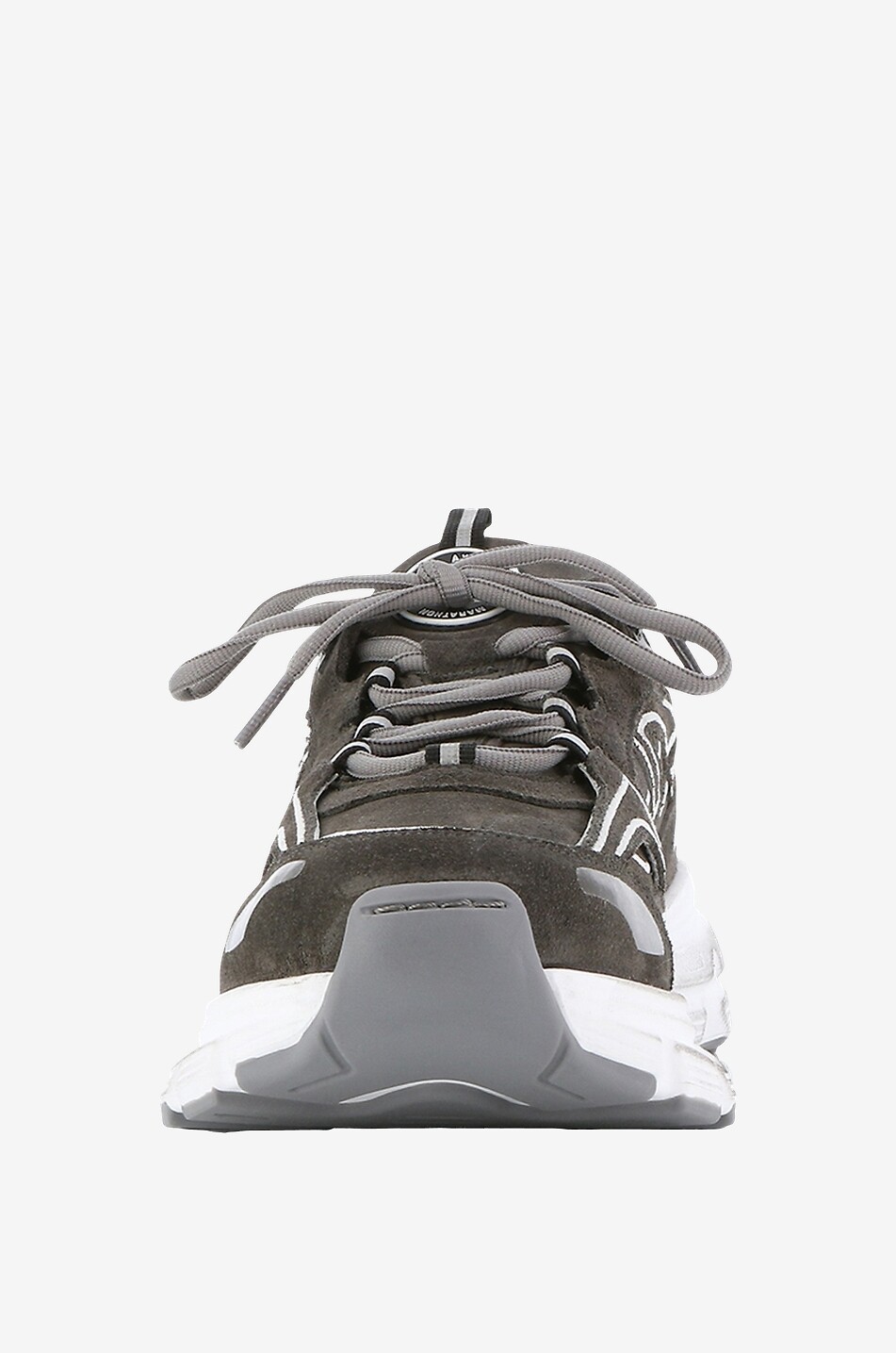 AXEL ARIGATO Niedrige Schnürsneakers aus Wildleder Marathon R-Trail 50-50 Damen GRAU 2