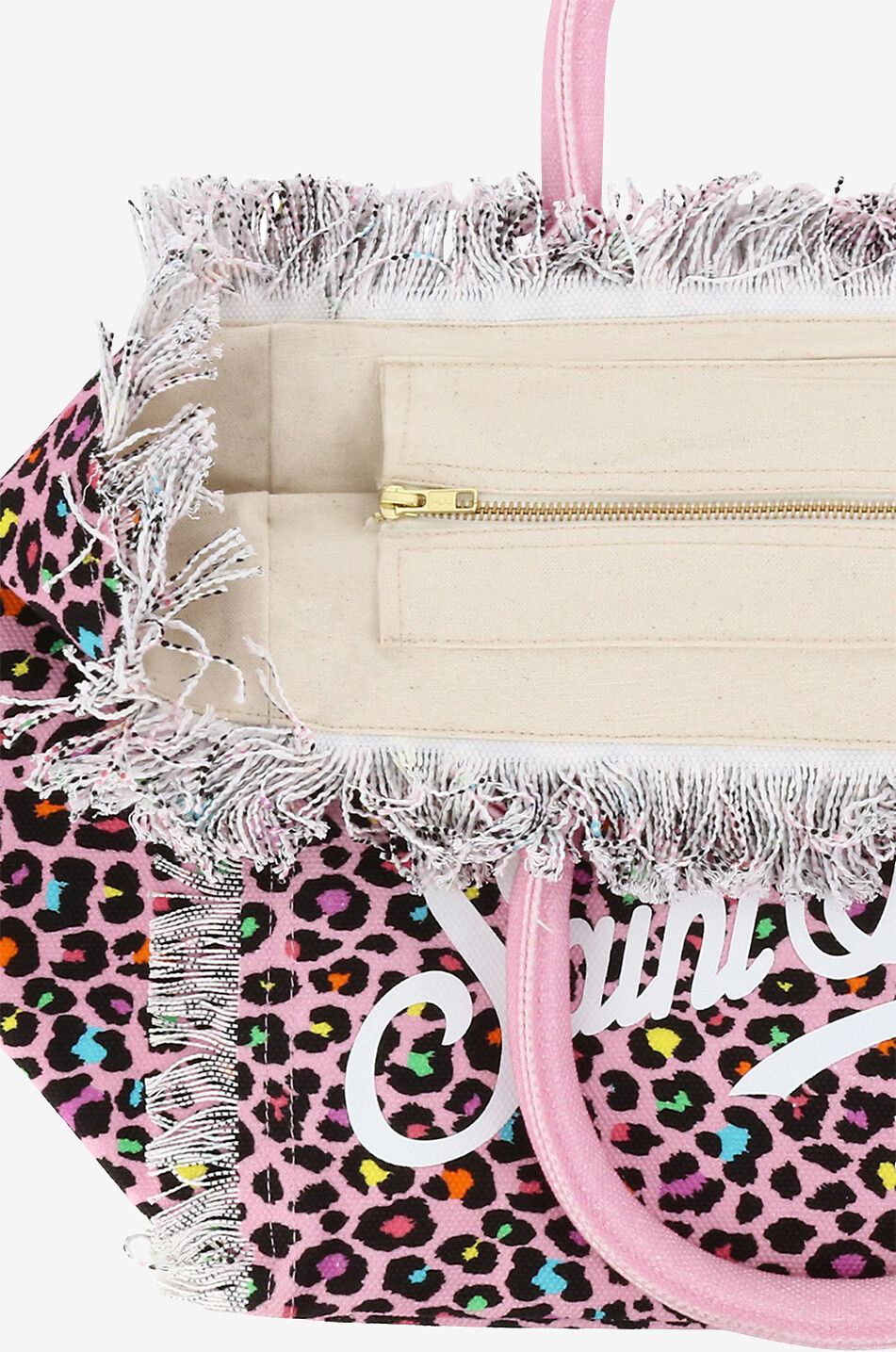 MC2 SAINT BARTH Cabas en coton Vanity Femme MULTICOLORE3 3