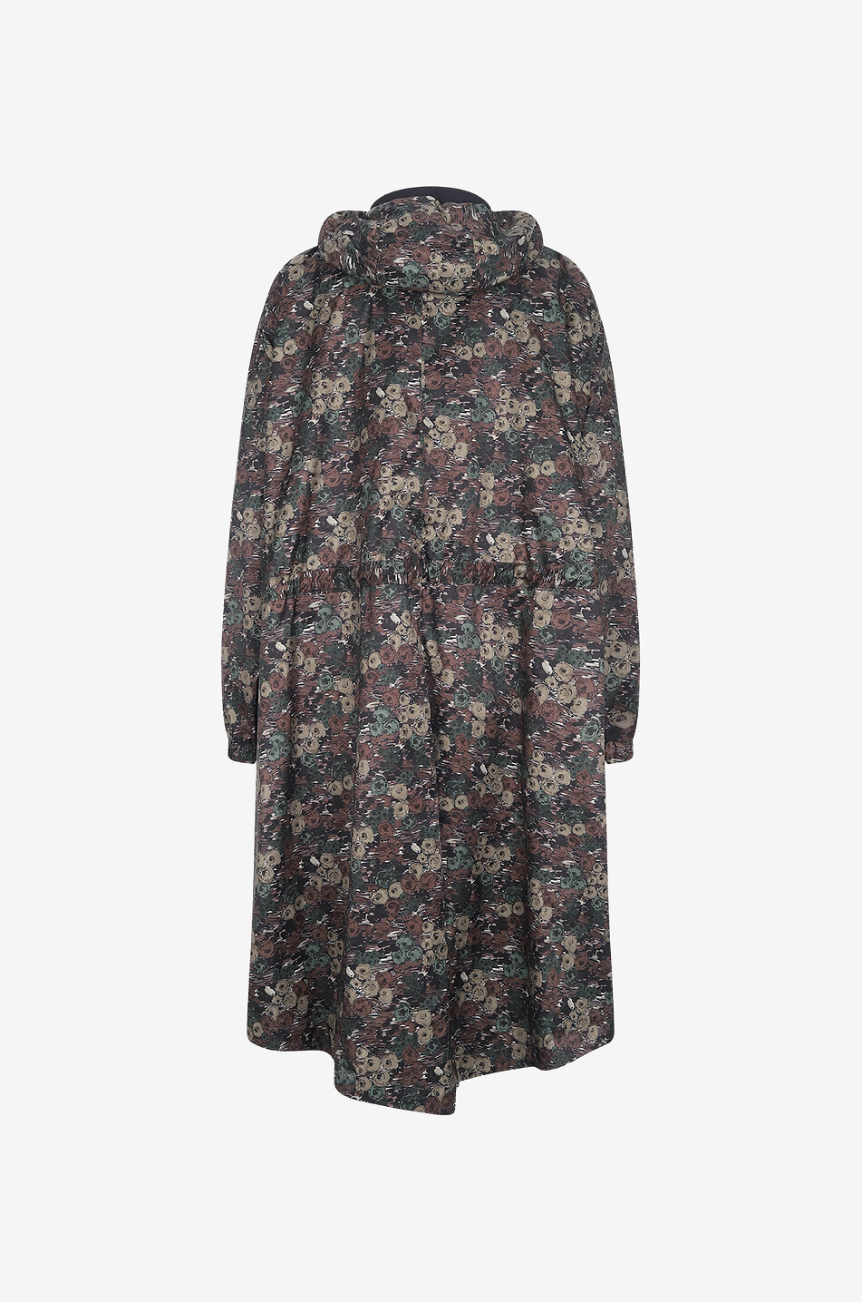 ASPESI Geblümter Nylon-Parka mit Kapuze Damen BUNT 2