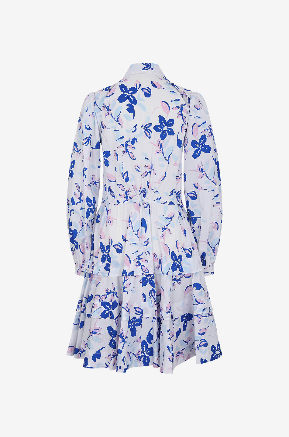 Bold Flower cotton short dress